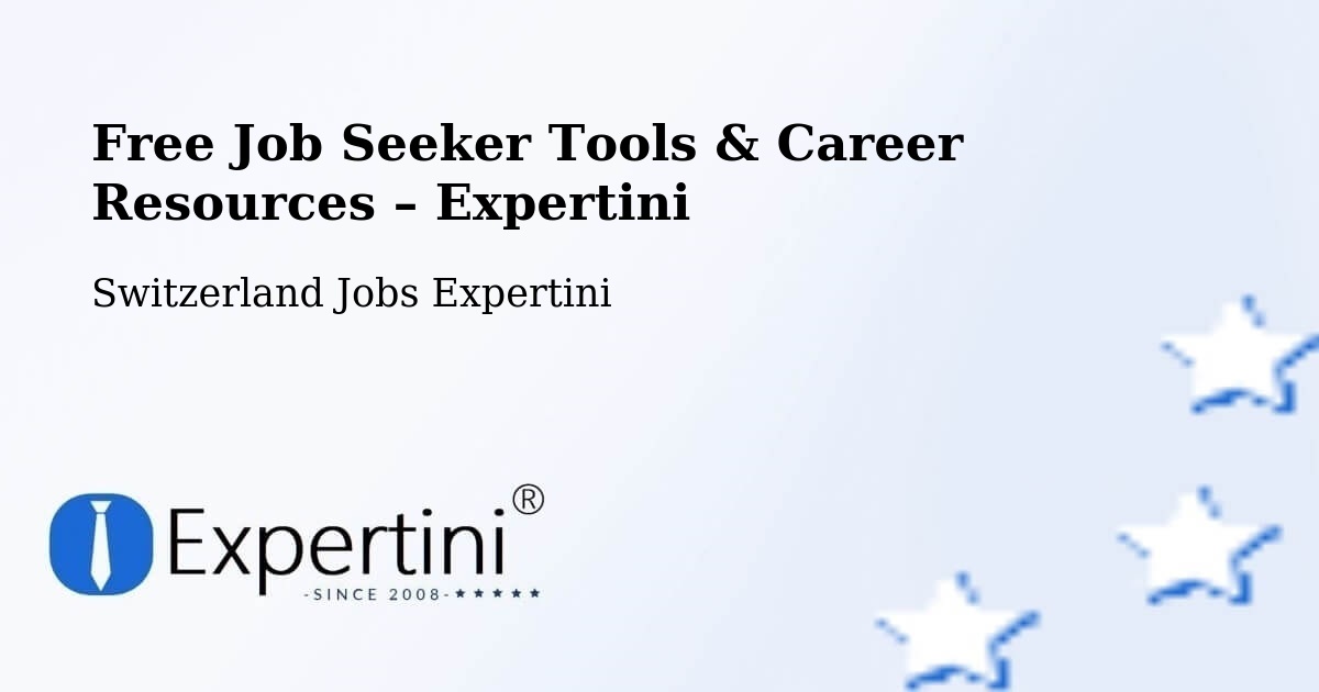 Free Job Seeker Tools & Career Resources – Pully - Pully, Switzerland Jobs Expertini